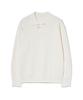 IRONYPORNO WHITELINE 86-Iroj367 Collar Placket Long Sleeve Knit Ivory