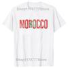 Funny Moroccan Flag Morocco Soccer T Shirts Cotton Streetwear Short Sleeve Birthday Gifts Unisexs Fashion Casual Loose T Shirt