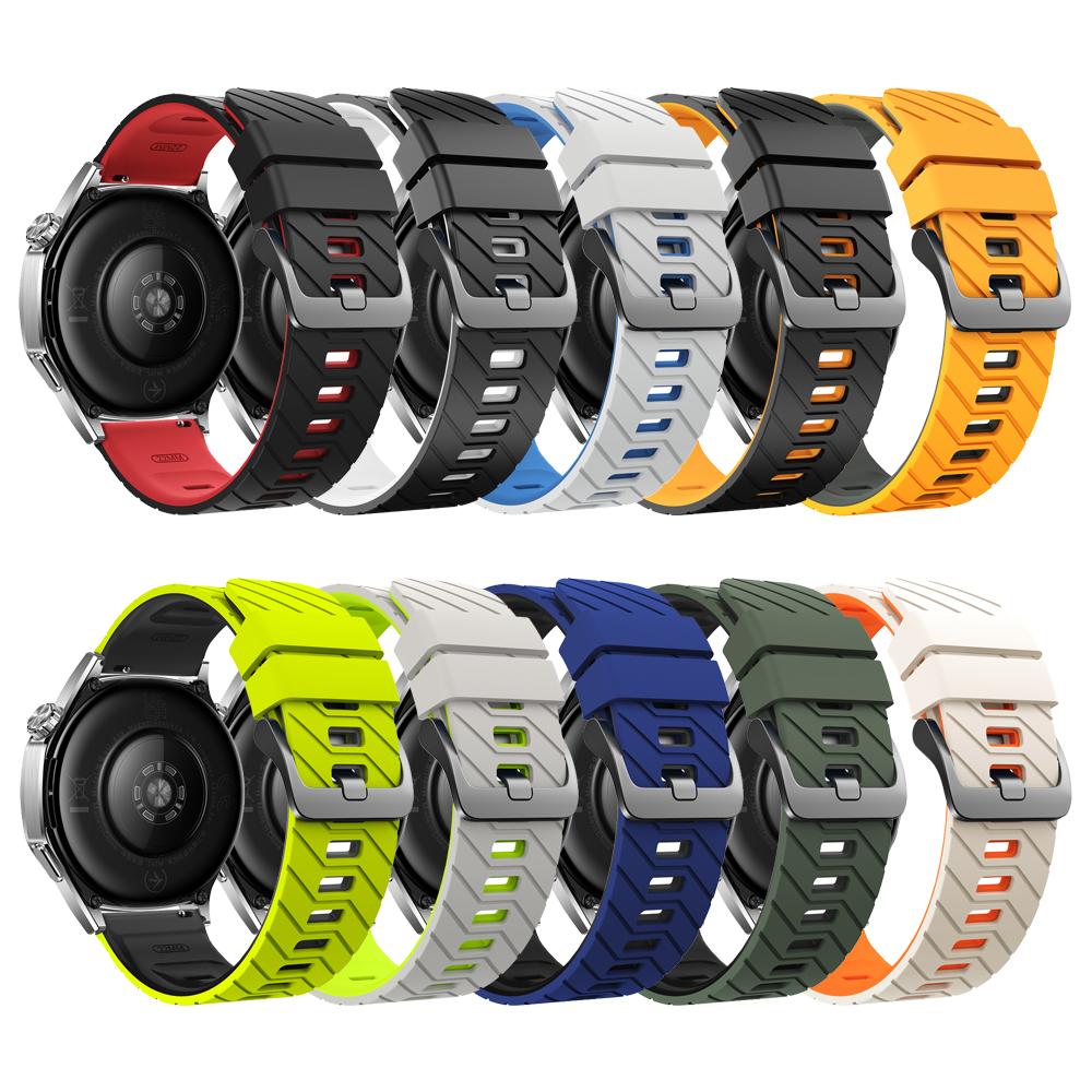 22mm Silicone Watch Bands For TicWatch Pro 3 Ultra GPS GTX GTW Sports Bracelet Belt For TicWatch Pro 2021 GTH 2 S2 E2 Soft Strap
