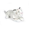 New White Cute Children's Birthday Gift Doll Tiger Plush Doll Toy