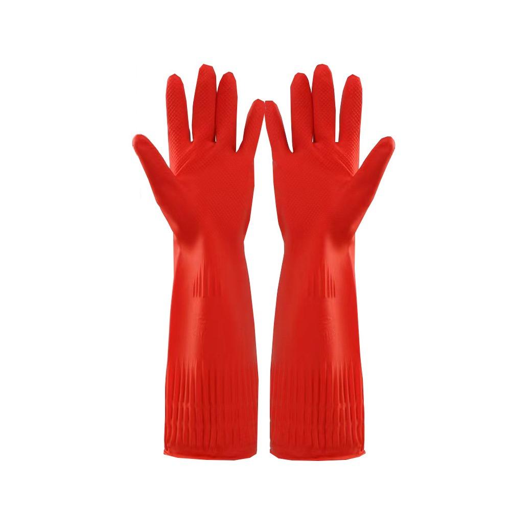 

1 Pair Flexible Rubber Washing Dishes Gloves Waterproof Latex Gloves Kitchen Cleaning S