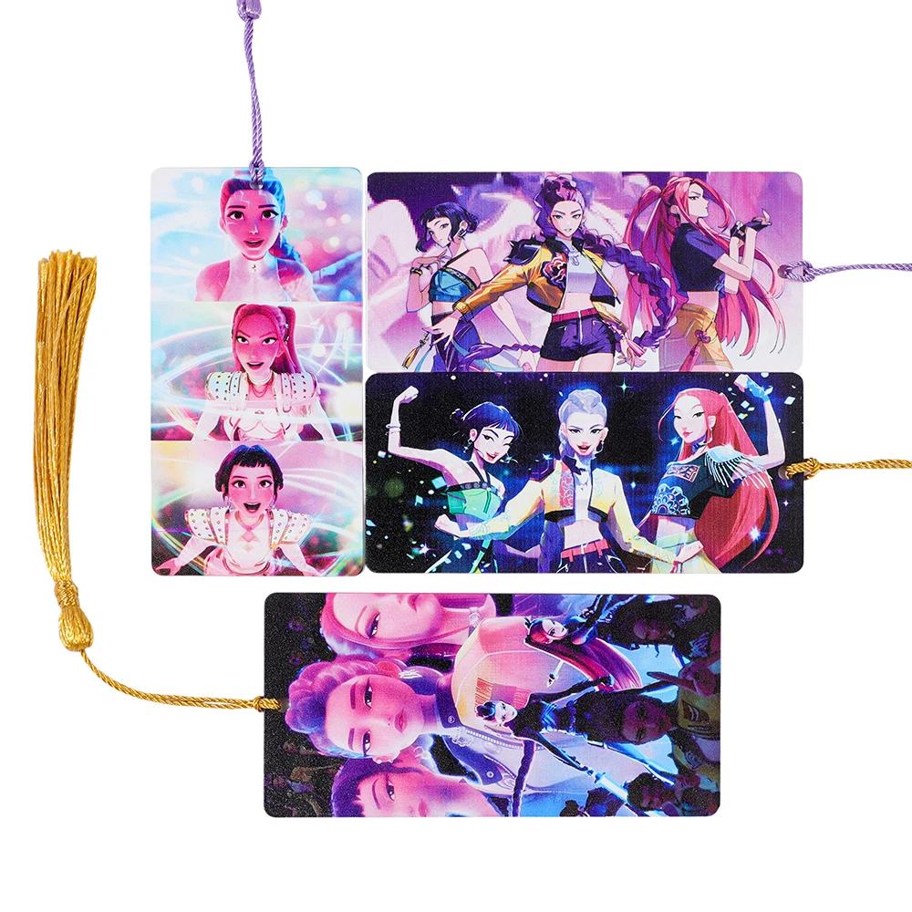 Kpop Dämonenjäger Huntrix Zeichentrick Lesezeichen Anime Niedliche Schreibwaren Buchliebhaber Schulbedarf