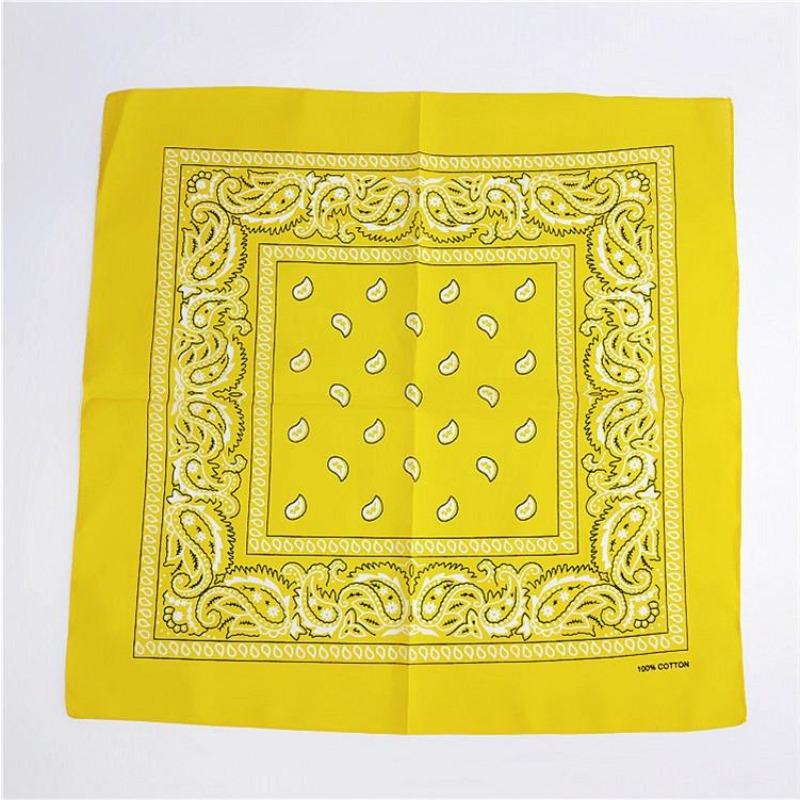 55 Bavlna a len Malý čtvercový šátek Malý Hedvábný šátek Dámská Jarní a Podzimní Móda Šátek na hlavu Pracovní Hip Hop Šátek