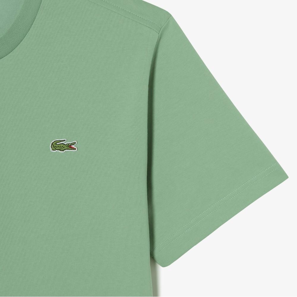 [Lacoste] Men's Basic Crew Neck Short Sleeve T-Shirt TH380E-56G02M