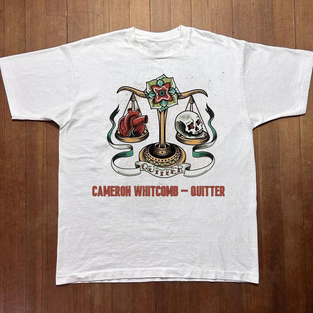 

Cameron Whitcomb Quiter Tour White Cotton T Shirt Size S-4XL 3XL