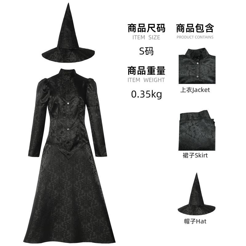 Wicked Witch Costumes Halloween Wizard Effba Cosplay Stage Costumes