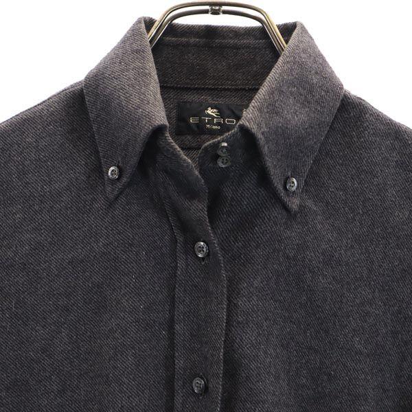 ETRO made in Italy Long sleeve Button down shirt 38 Gray Women Used