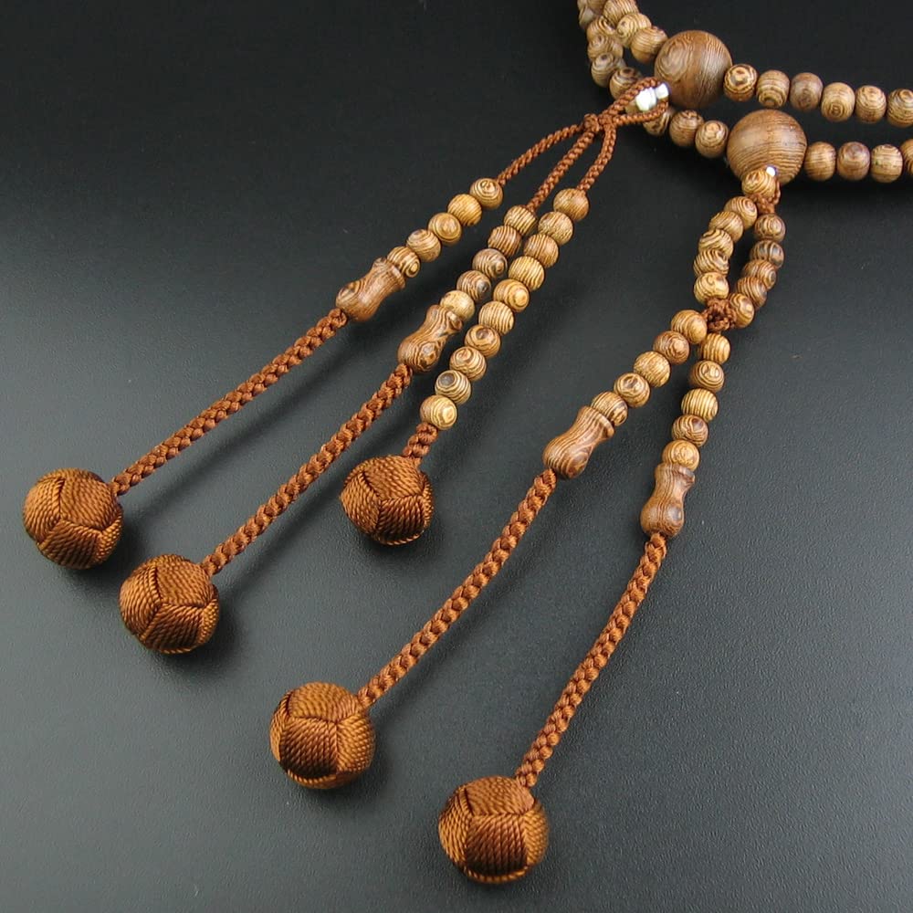 Myorenka Prayer Beads Nichiren Sect Men and Women Shaku 2 Shaku 0 8 Dimensions Iron Sword Wood Tagaya Bontenbo Hon Ceremony Prayer Beads 108 Beads