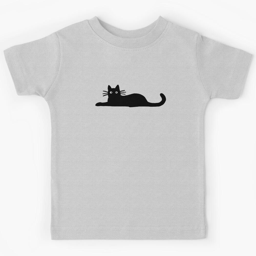 Black Cat Kids T-Shirt 120
