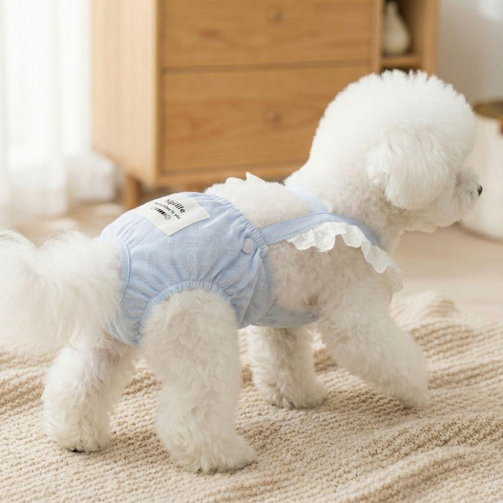 Suspenders Style Dog Physiological Pants Breathable Pet Sanitary Pants  Anti Harassment