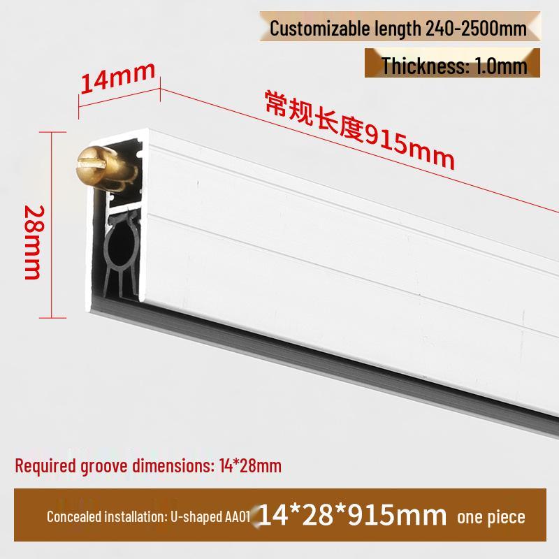 Automatic Lifting Soundproof Door Bottom Sealing Strip: Silent, Dustproof, Windproof Solution for Wooden Hotel Bedroom Doors