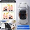 Magnetic Car Sun Shade: Blackout Privacy Curtain for Baby and Child Strollers