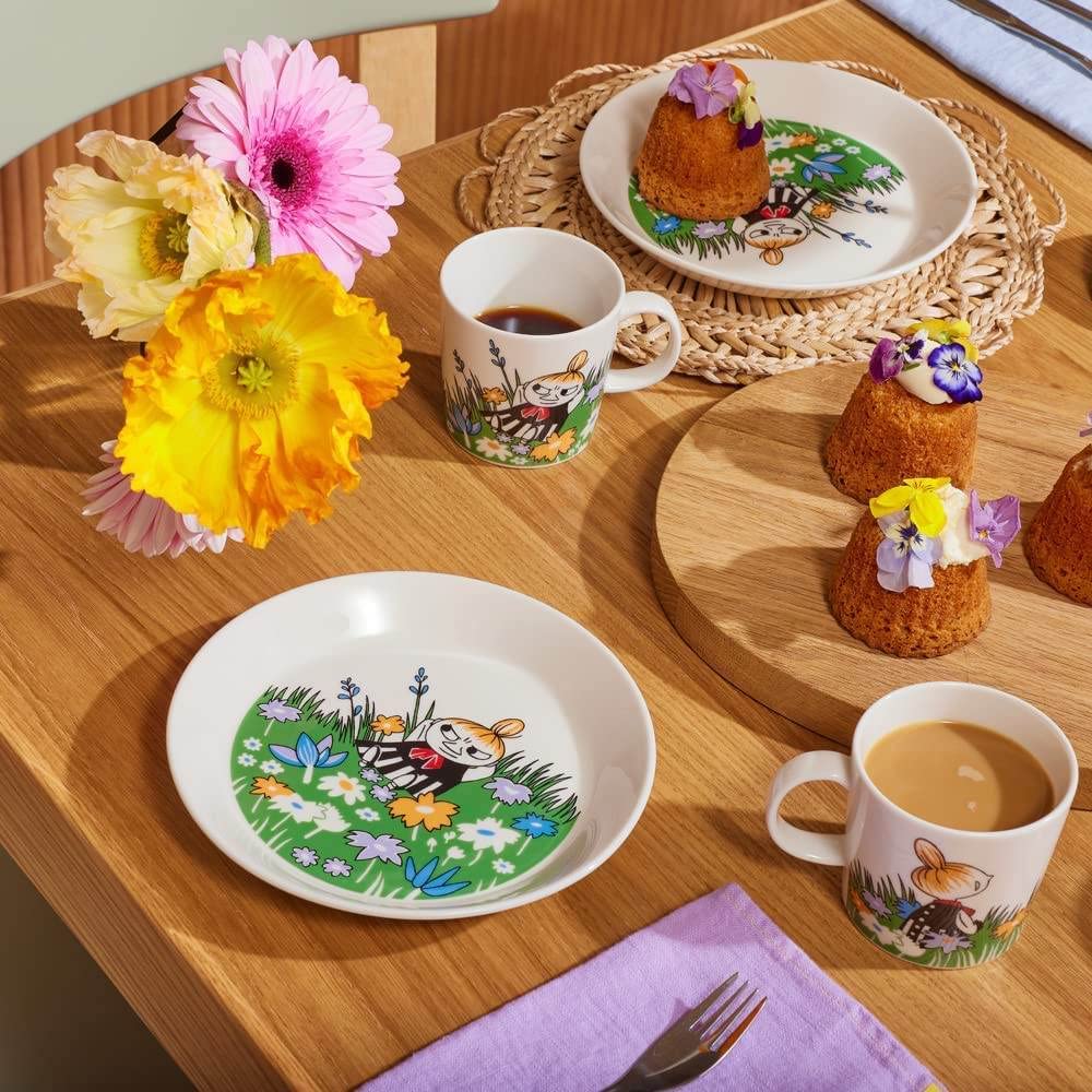 Arabia Moomin Little My Meadow Mug 300ml Official Gift Wrapping Tableware Perfect for Christmas Weddings Birthdays Housewarmings aW1062211 Imported