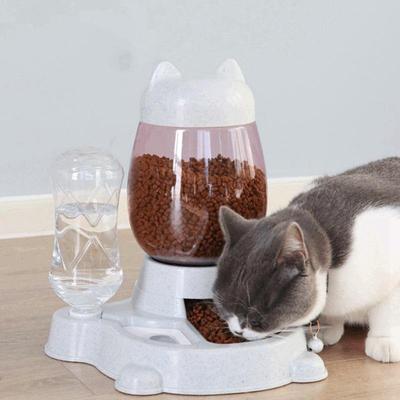 Cat Feeder Automatic Dispenser Cat Food Bowl Pet Drinker Cat Feeder, Automatic Water Dispenser, Cat Food Bowl