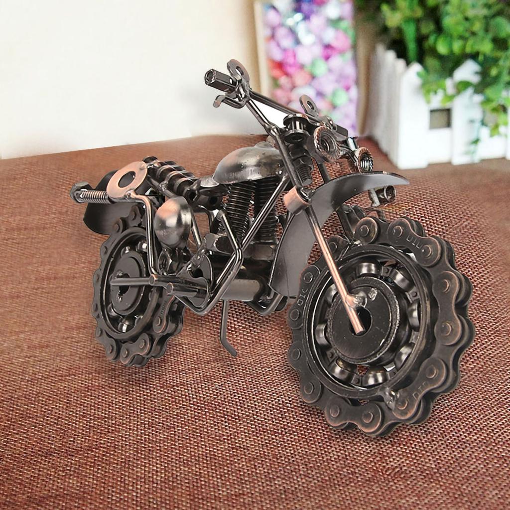 Motorcycle Model Metal Motorcycle Collection Ornaments Birthday Gift Office Home Desktop Decor