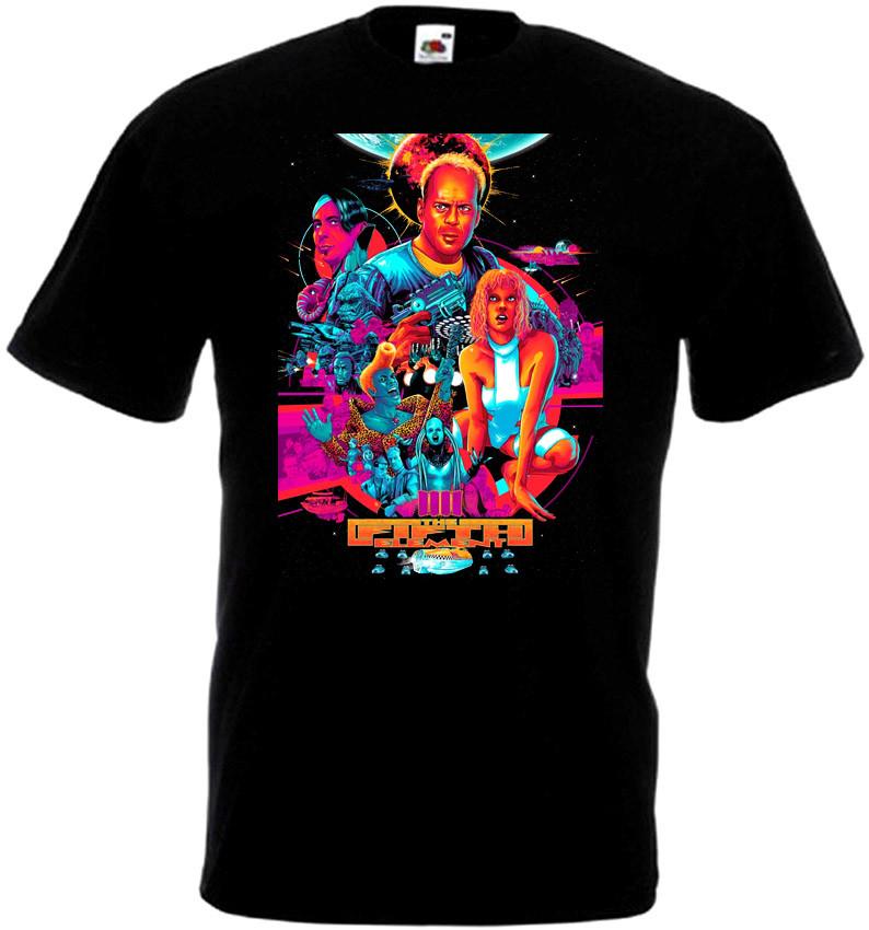 

26 The Fifth Element v17 T-shirt black movie poster all sizes S-5XL Unisex T-Shirt M