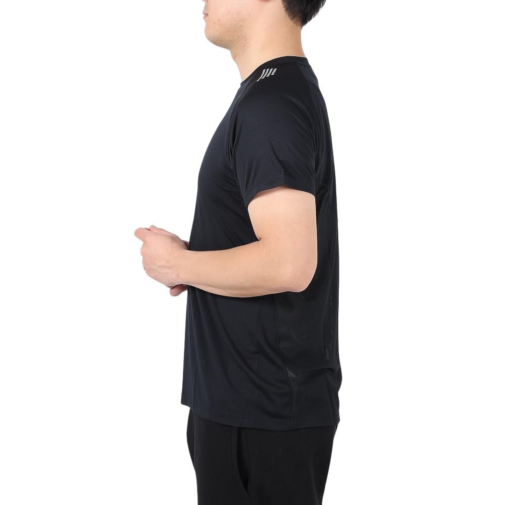 SKINS Stretch Shirt Kurzarm Oberteil Schwarz L 18121345 SERIE-3 Herren