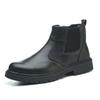 Work Safety Boots Men Indestructible Leather Boots Security Steel Toe Cap Work Shoes Protective Labor Safety Shoes Footwear