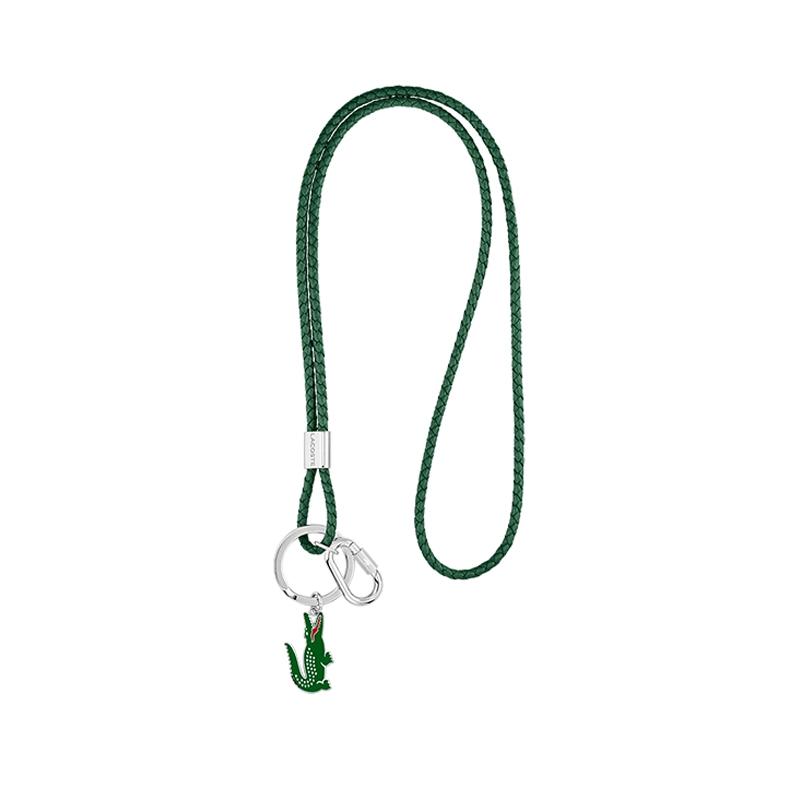 Lacoste Crocodile Stainless Steel Necklace Men necklaces 2040534 One Size,Green 2040534