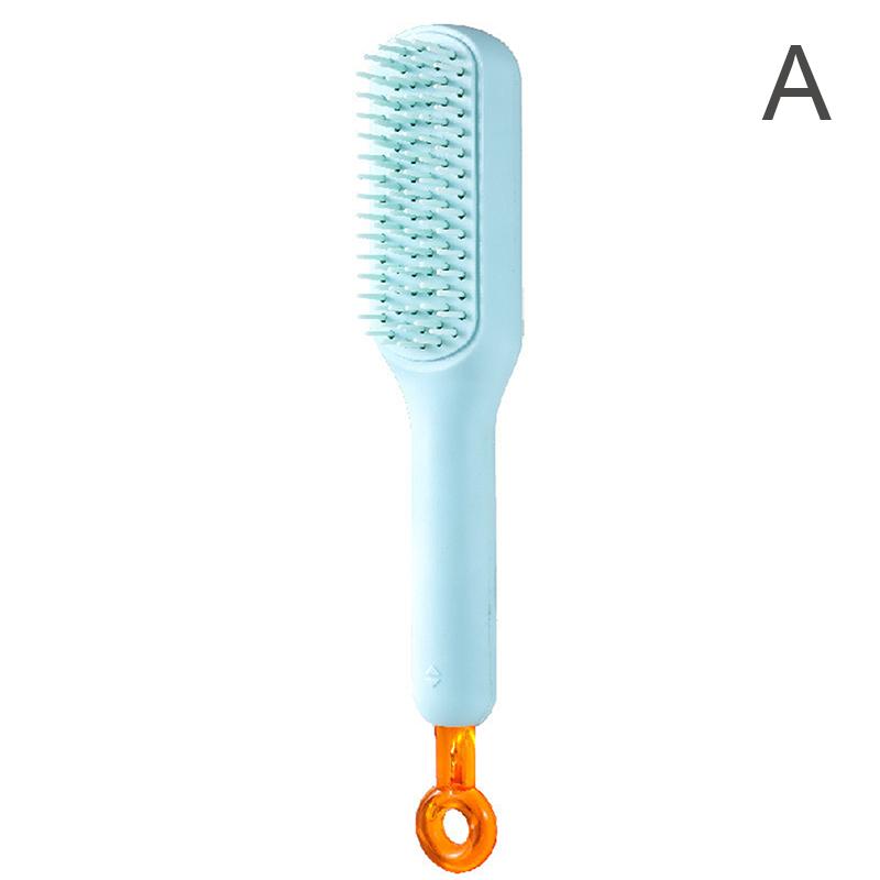 Self Cleaning Hair Massage Airbag Comb Retractable Comb Anti-Static Hair Smoothing Comb Scalp Cleaning Massage Comb Hair Fluffy