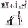 Hot Game Skibidi Toilet Vs Surveillant Building Blocks Abs Plastic, Toilet Man And Surveillant Designs, 100-200 Pieces