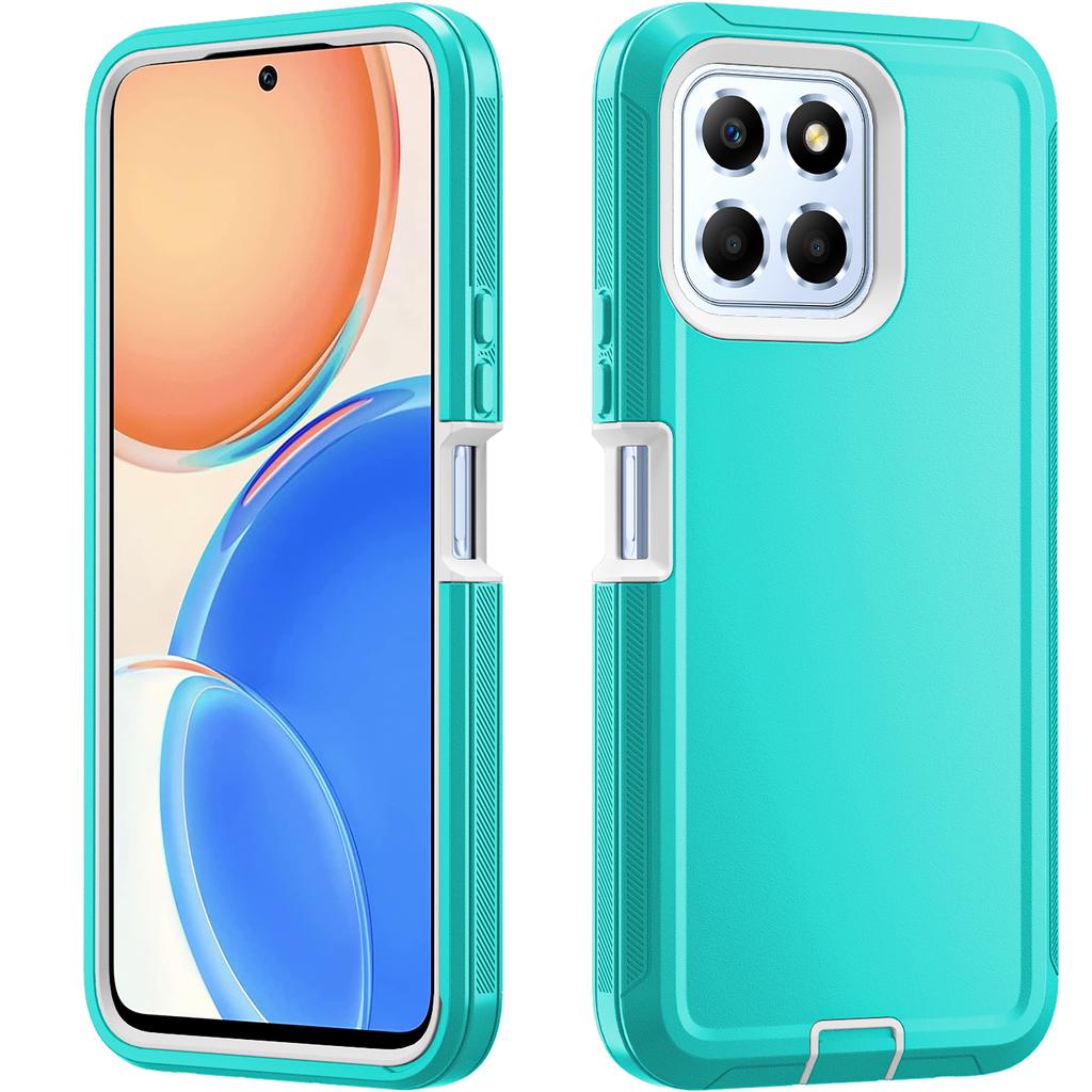 2024 New Three-in-One Tpu+pc Shockproof Protective Phone Bumper Case for Honor X5 Plus