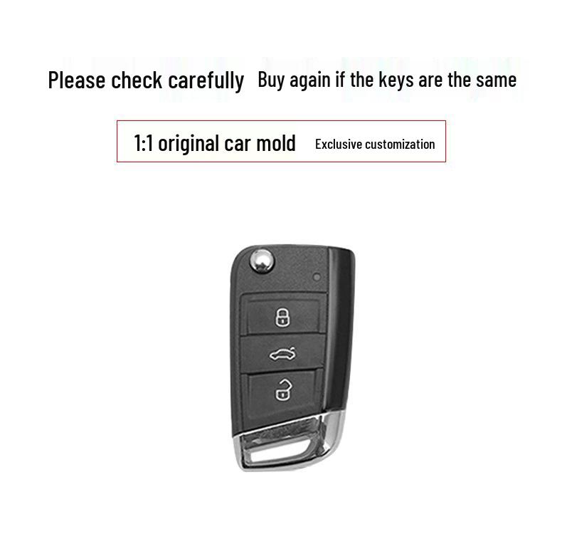 Volkswagen Passat 2017/18 Folding Key Case - Protective Shell for Old Models