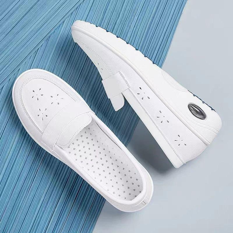 Air cushion shock absorption nurse shoes women's single shoes spring and summer healthcare workers professional shoes soft sole not tired feet breath