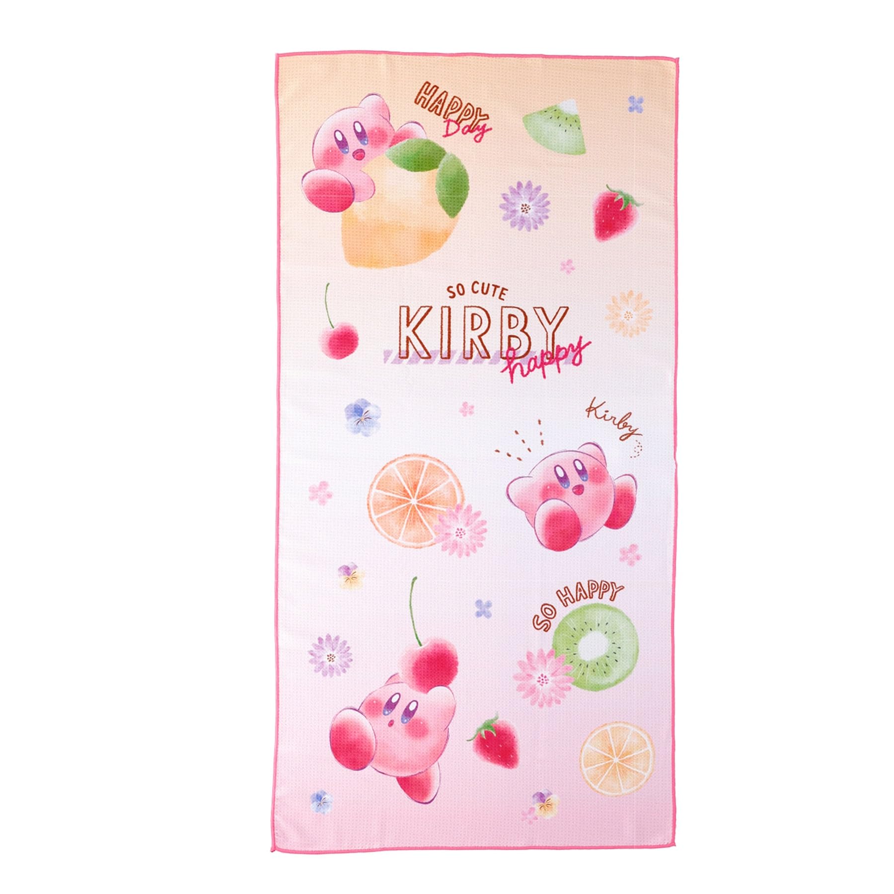 

Marushin Bath Towel Kirby Shiny Pop Fruits Leisure Bath Towel Large Size 4596014100 Quick-drying