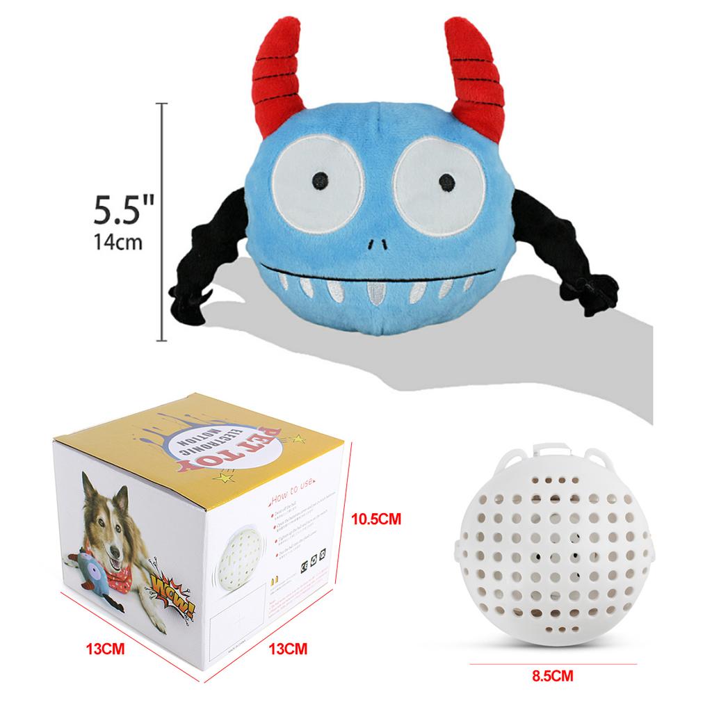 Animal Shape Pet Electric Shock Ball Toy Automatic Activation Interaction Dog Toy Prevent Boredom Pet Resistant Bounce