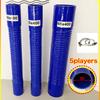Lenght 400mm Blue SiliconeSteel Wire Corrugated Hose High Temperature Resistant Air Filter Pipe, Turbocharger Intake Pipe