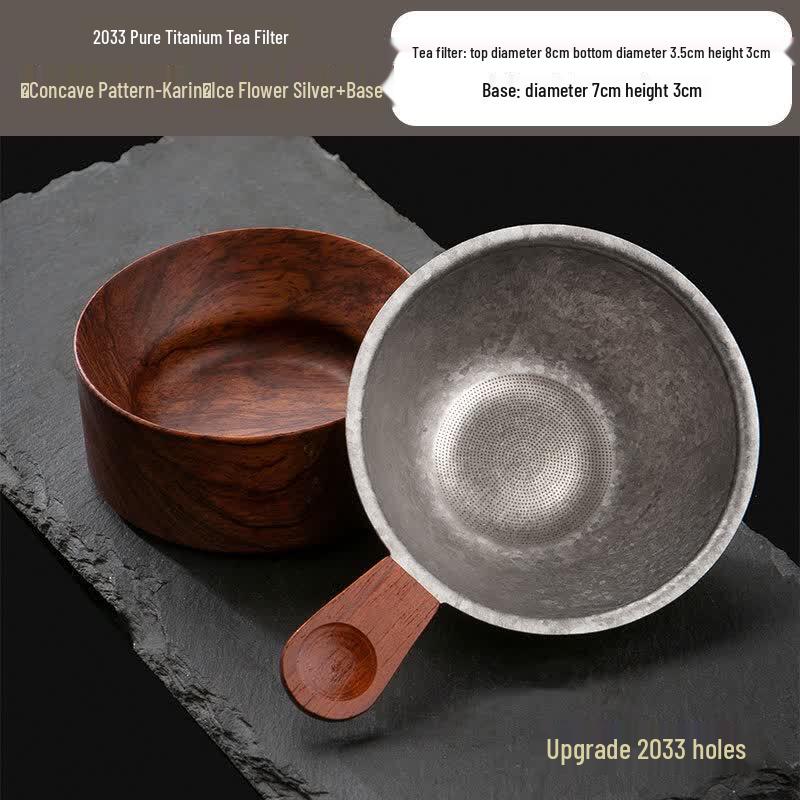 Youluo Pure Titanium Ultra-Fine Tea Strainer