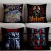 Band Slipknot Cushion Cover Premium Comfort Reversible Pillow Cove -Two In One Design for Any Room & Car Interior