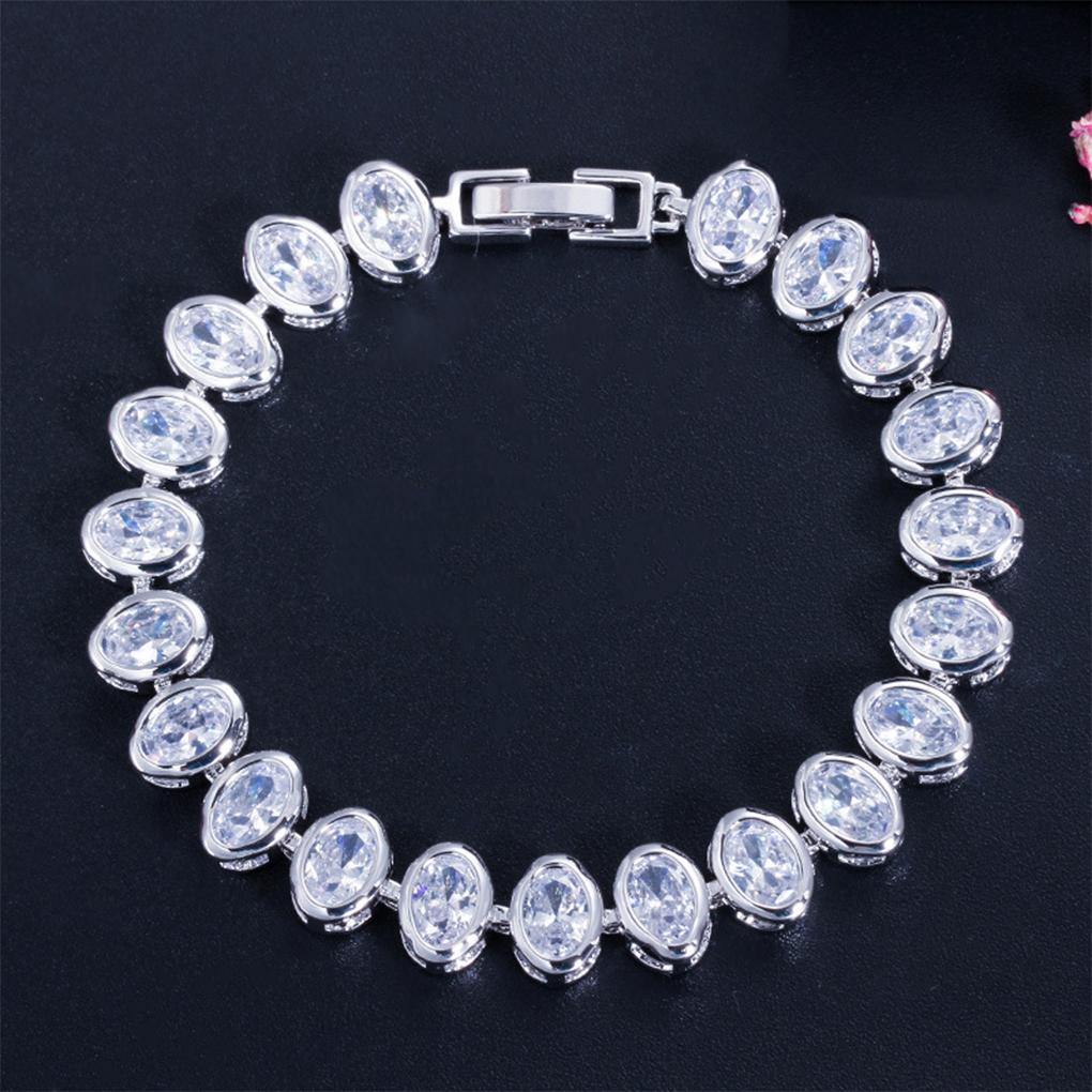 Women S Silver Bracelet With Minimalist Durable And Long-Lasting Elegant Bracelet Alloy For Female WomenS Bracelet, White