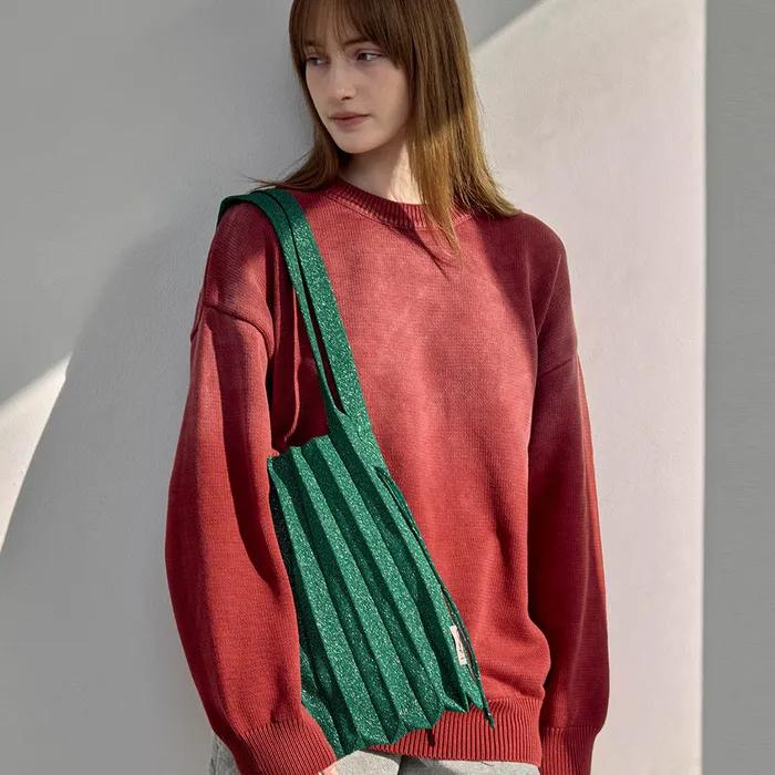 [New Color] Lucky Pleats Knit M Starry (ALL)