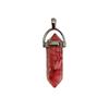 Hexagonal Stone Double-Point Pendant Sweater Chain