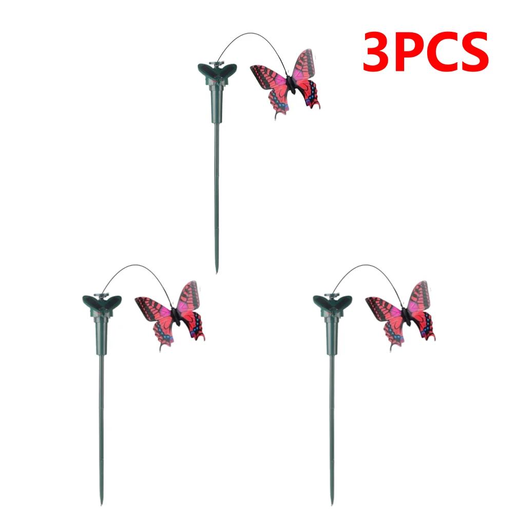 

1-5PCS Solar Powered Dancing Fluttering Butterflies Flying Humming Bird Ornaments Waterproof Garden Yard Home Farmland Decor