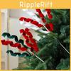 Christmas Garland With Red White Colors For Holiday Decorations And Gift Accessories