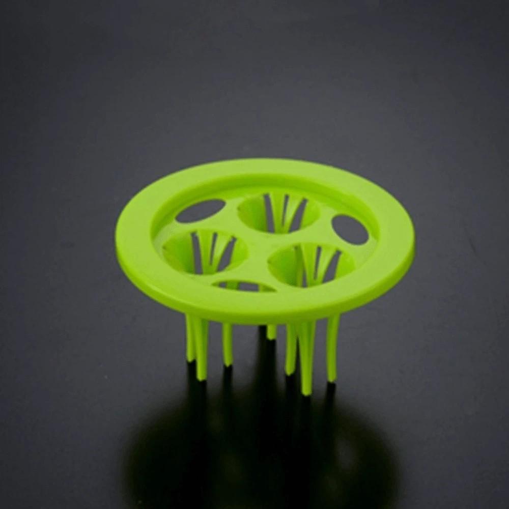 20PCS Plastic Hydroponic Seedling Pots 3 Holes Hydroponic Basket Grow Pots  Aerated Root Growth зелёный