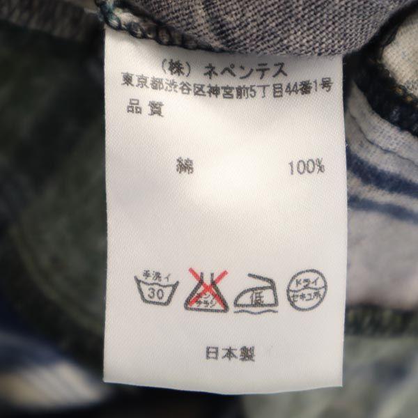 Rebuild by Needles Made In Japan Check Pattern Long Sleeve Shirt S Men's Used