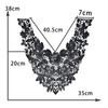 Black And White I Polyester Thorn Hollow Embroidered Collar-Shaped Sewing Lace Diy Decorative Cheongsam Dress Clothing Accessories Accessories