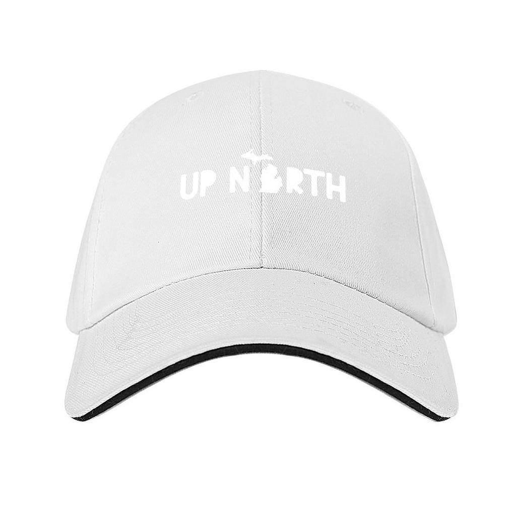 Up North Michigan Baseball Cap Hood Christmas Hat Beach Outing Snapback Cap Mens Womens
