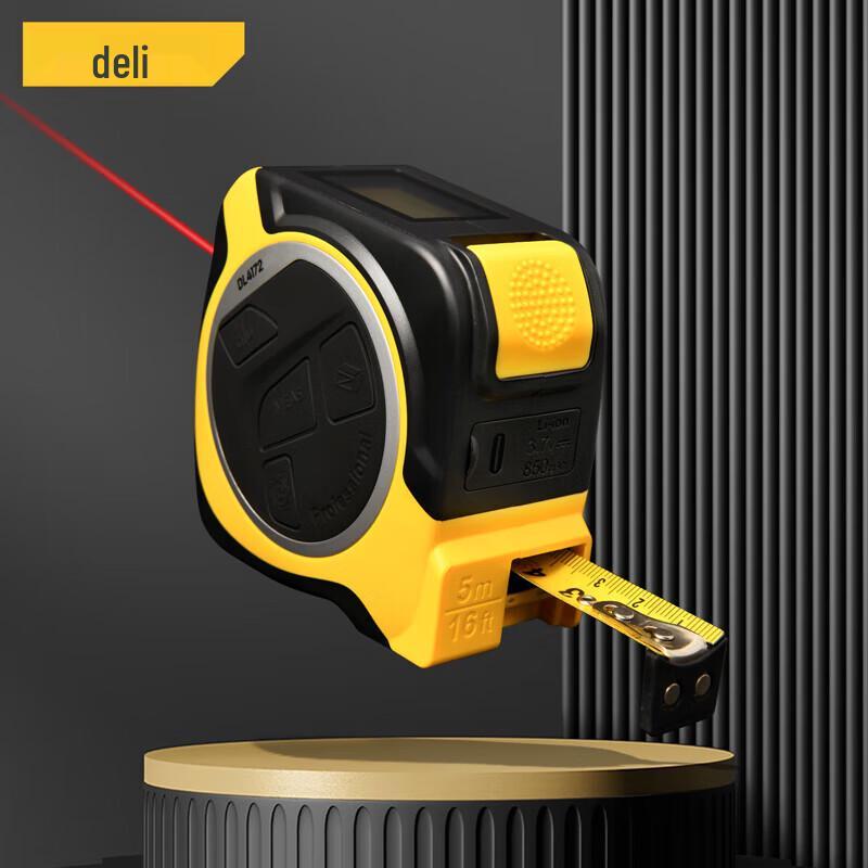 Deli DL4172 Laser Distance Meter & Tape Measure