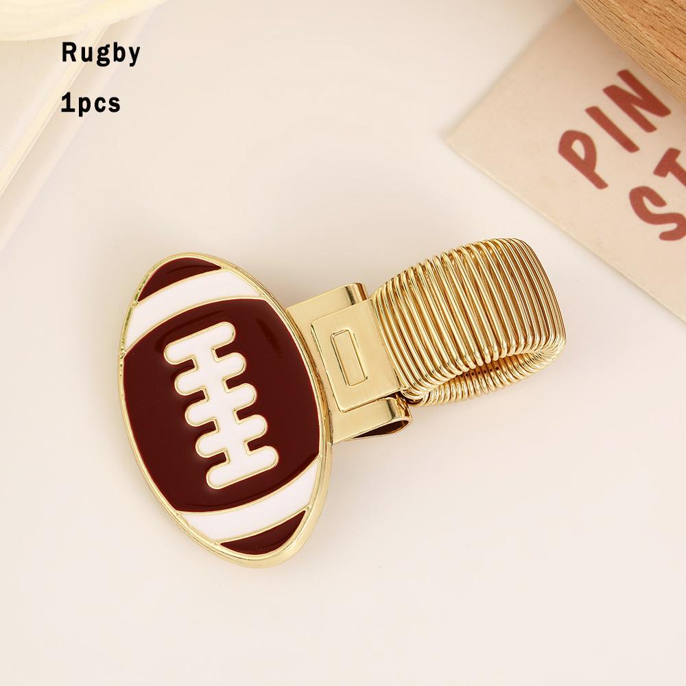 

Single-pen Clip: Sports-themed Metal Pen Clip In Soccer And Basketball Styles, As Well As Football And Baseball Styles