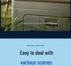 Portable 12V Solar-Powered Fan with High Airflow and Rechargeable Battery for Home, Dorm, and Outdoor Use