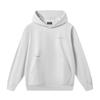 Men's Sweatshirts Men's Crystal Gray Hooded (Non-detachable) Moderate