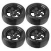 4Pcs 63mm RC Rubber AntiSkid Tires Drift Tyres Replacement Fit for WPL D12 1 10 RC Car