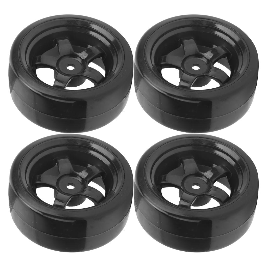 4Pcs 63mm RC Rubber AntiSkid Tires Drift Tyres Replacement Fit for WPL D12 1 10 RC Car