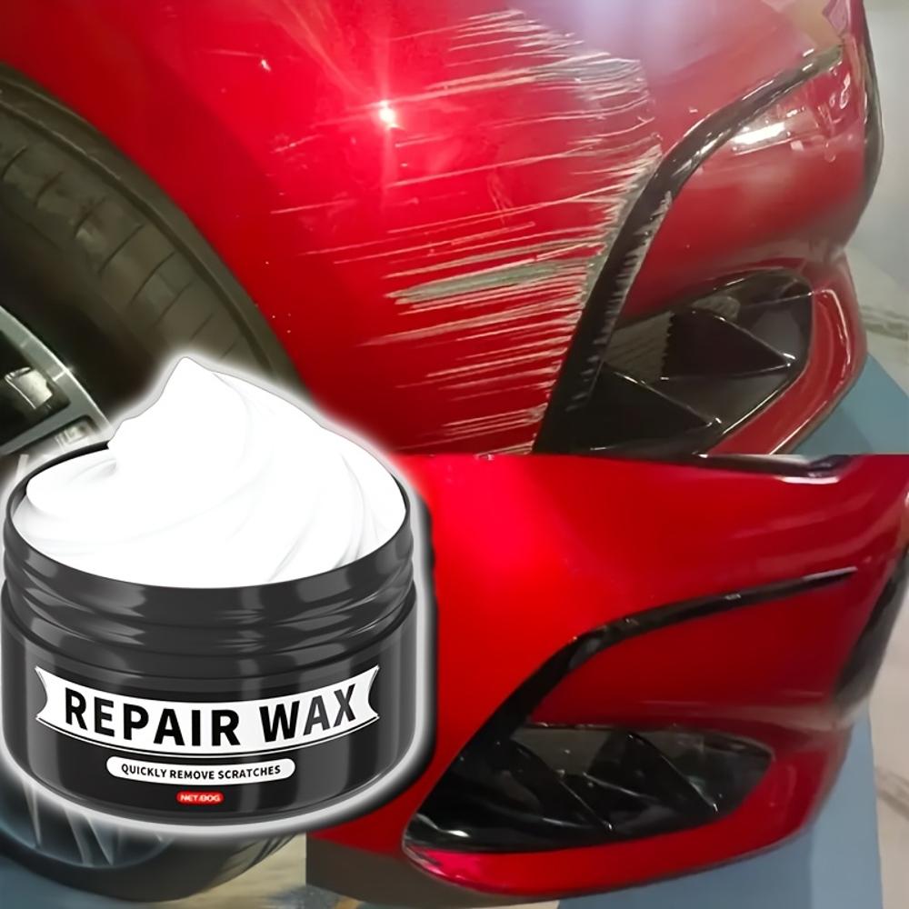 Nano Gloss Car Scratch Wax - with Sponge Scratch and Swirl Remover, Car Clay Scratch Repair Cream Set, Compatible with Various P