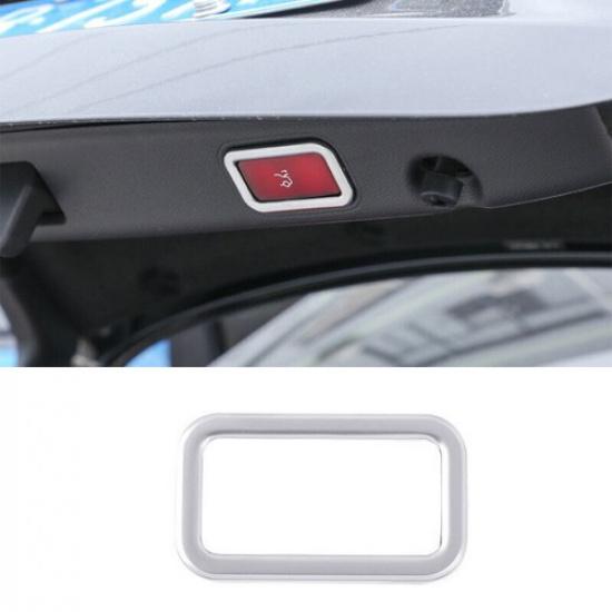 2PCS Rear Door Switch Cover Trim Matte Silver Tailgate For Benz GLK 2009-2015